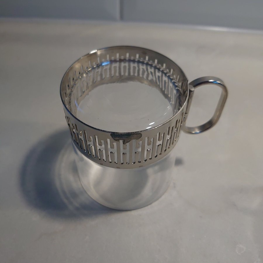 6 st IRISH COFFEE GLAS/ KAFFEGLAS - KJELL BLOMBERG Gullaskurf glasbruk