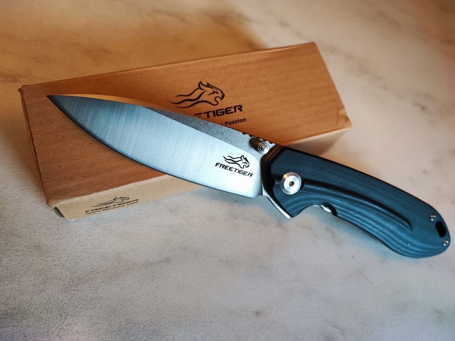 jaktknivfiske knivcampingknivvandringskniv FreeTiger FT41 G-10 handtag