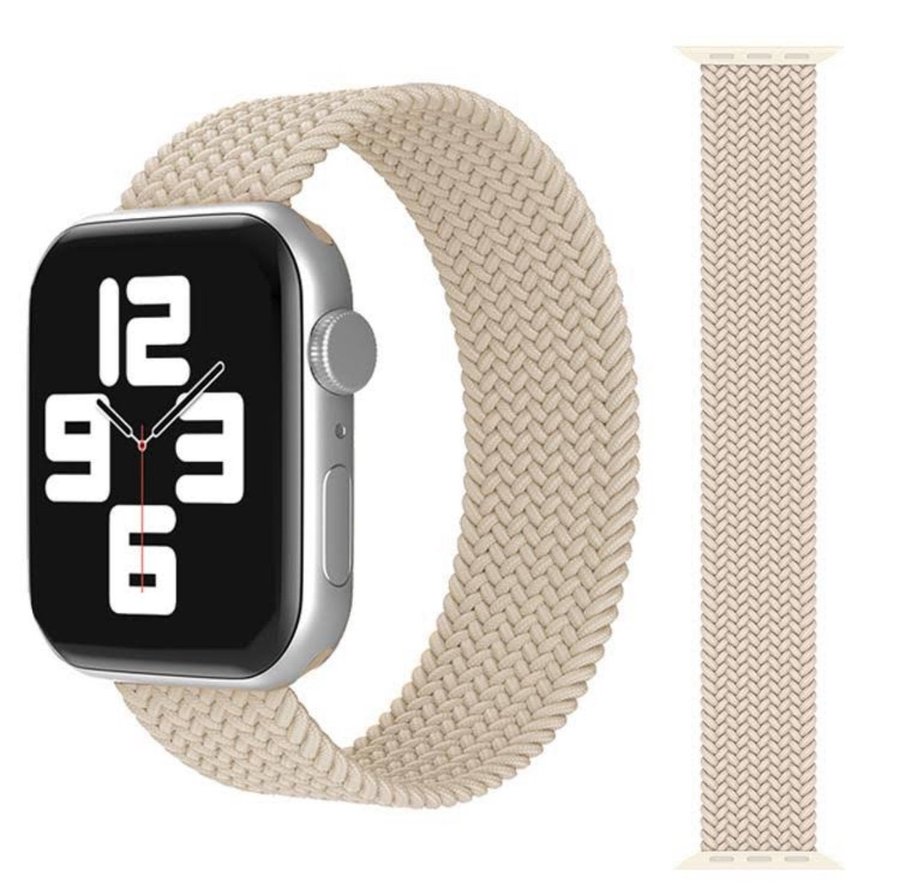 Apple Watch Flätad Solo Loop armband strl: S