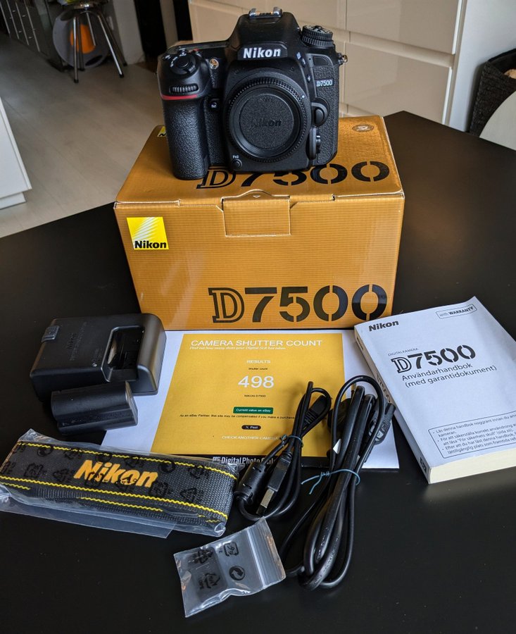 Nikon D7500 i NYSKICK 498 exponeringar