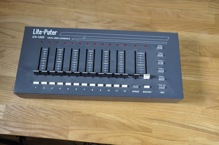 Lite-Puter CX-1203 DMX console mixer sort | Its koral