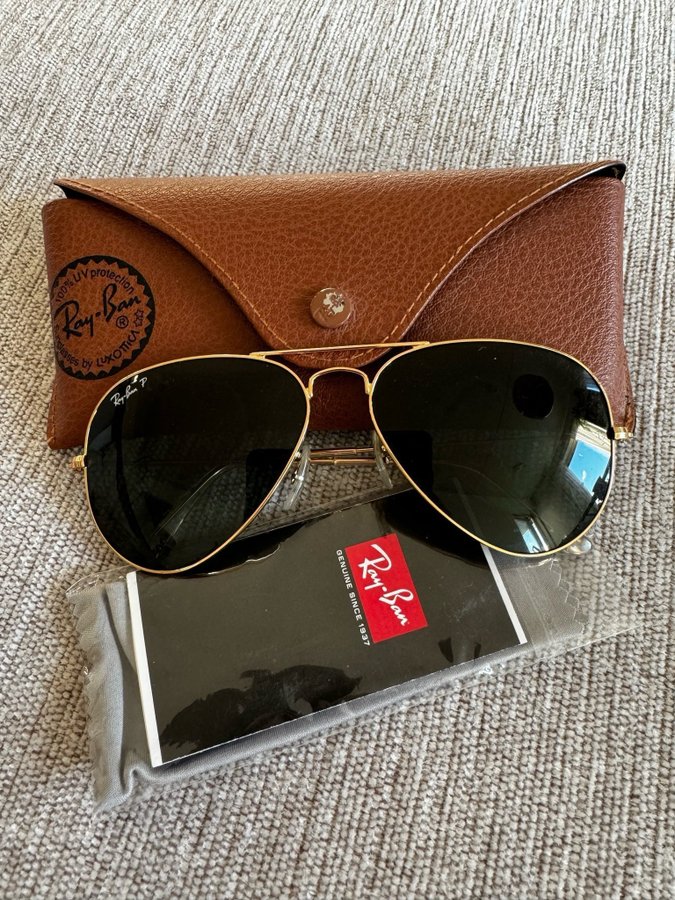 Ray Ban aviator large metal rb3025 - 001/58 polariserade