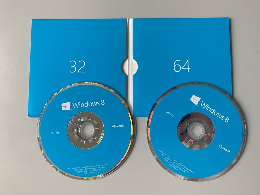 Windows 8 DVD-skiva (32/64-bit) Eng OEM