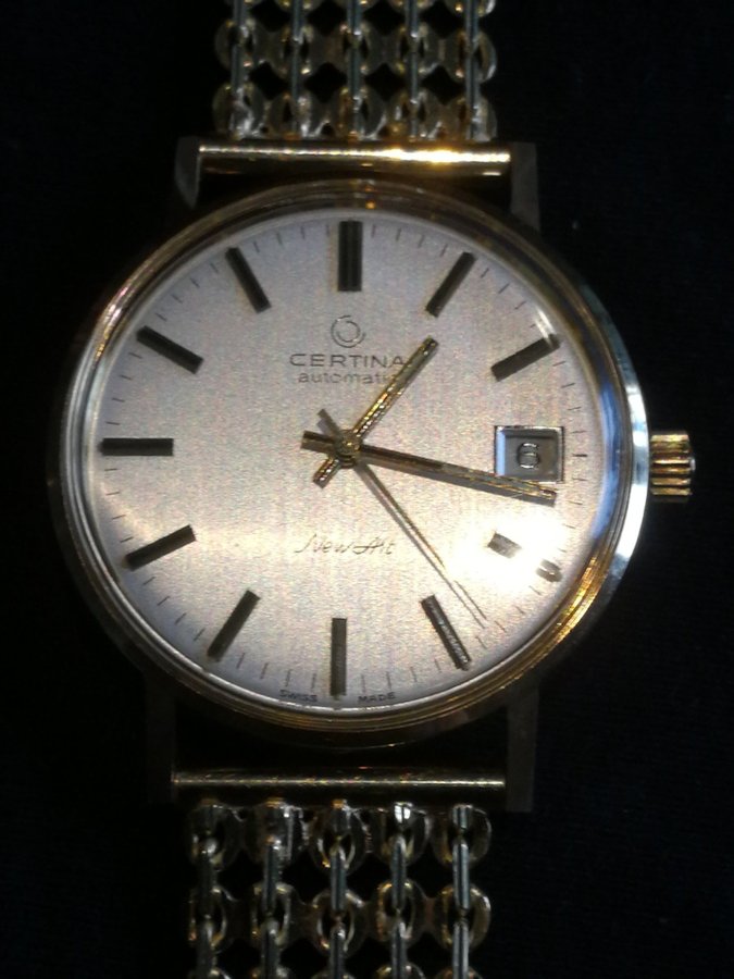 Guldklocka 18K Certina New Art automatic