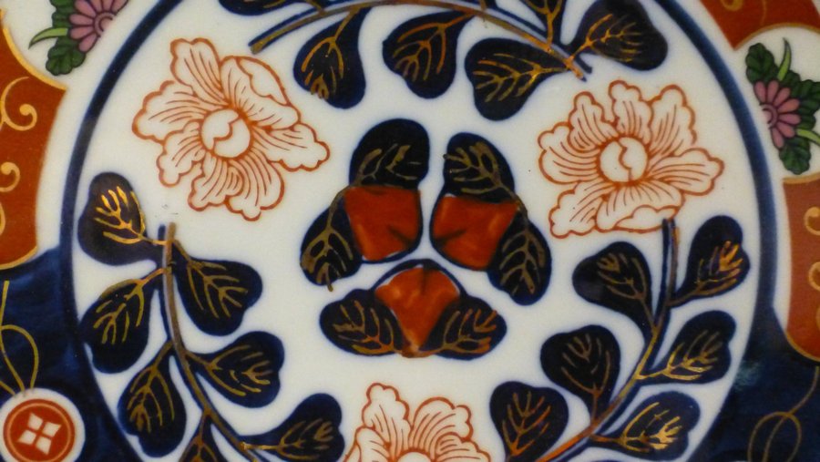 IMARI Antique JAPAN - STORT FINT FAT Diameter: ca 31cm - Fint skick