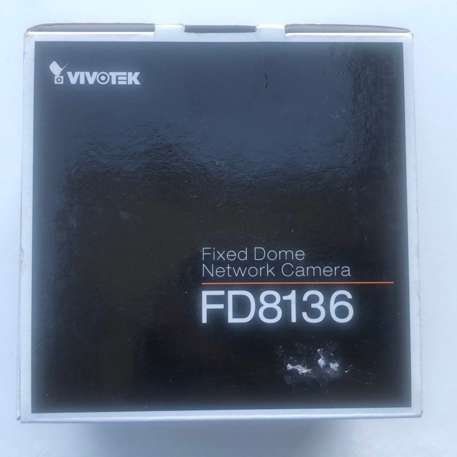 Övervakningskamera - Vivotek Fixed Dome Network Camera FD8136 - 1MP - oanvänd