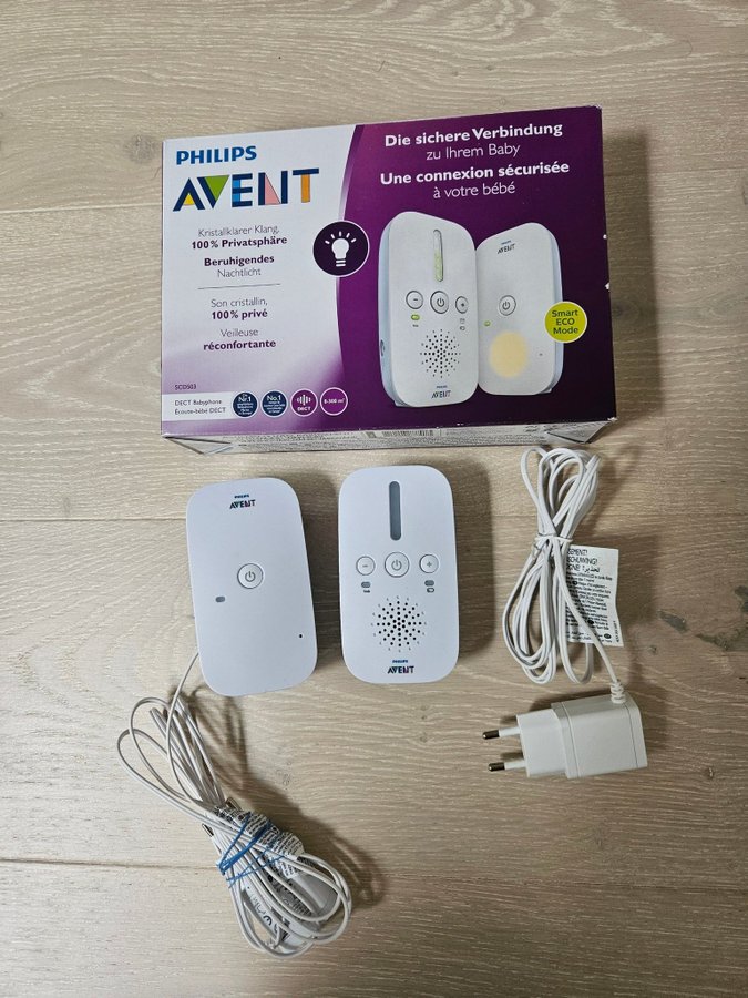 Philips Avent Baby Monitor Bebisvakt SCD503