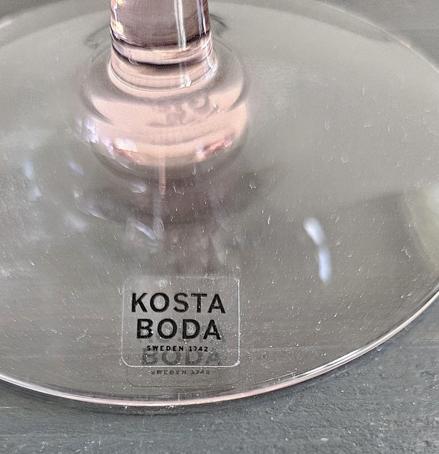 Sugar Dandy coupe champagneglas design: Åsa Jungnelius för Kosta Boda