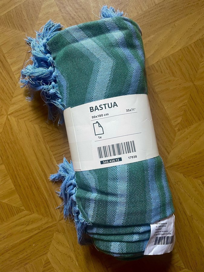 Marimekko Bastua badlakan strandfilt blå/grön 90x180 cm Ikea