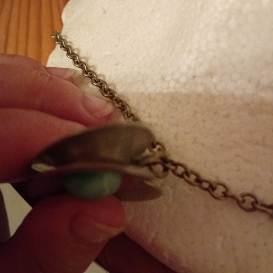 Vintage halsband i tenn