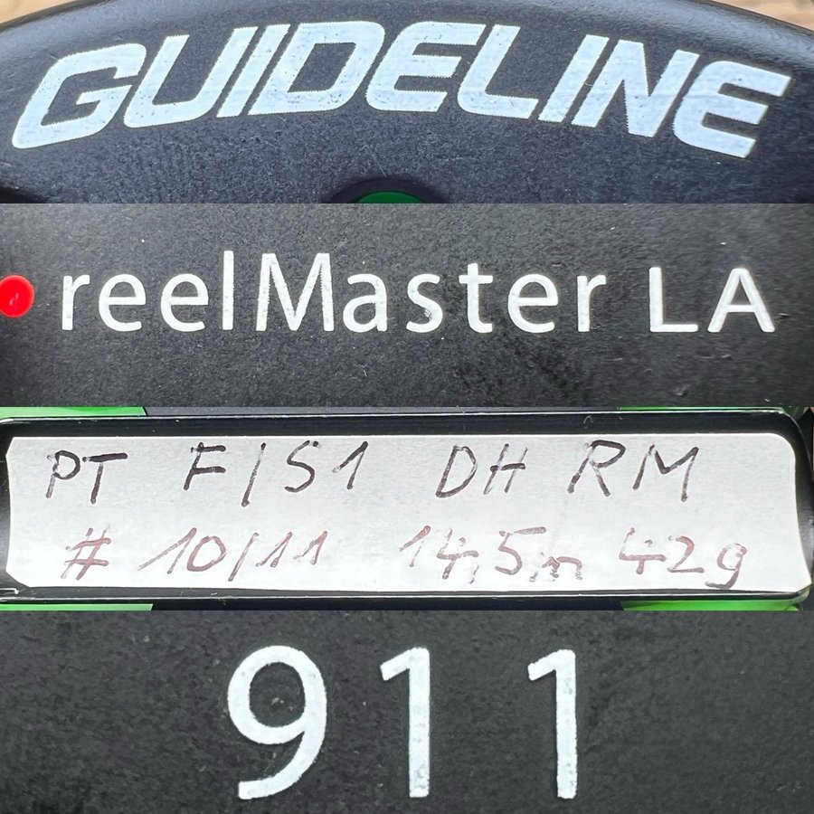 GUIDELINE REELMASTER LA 911 FLUGRULLE LAX ALDRIG ANVÄND FiskeRulle Laxrulle Reel