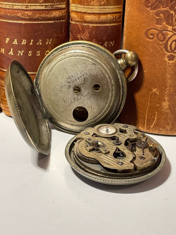 ”Mi Chronometre” - mycket unikt fickur  troligen antikt och franskt
