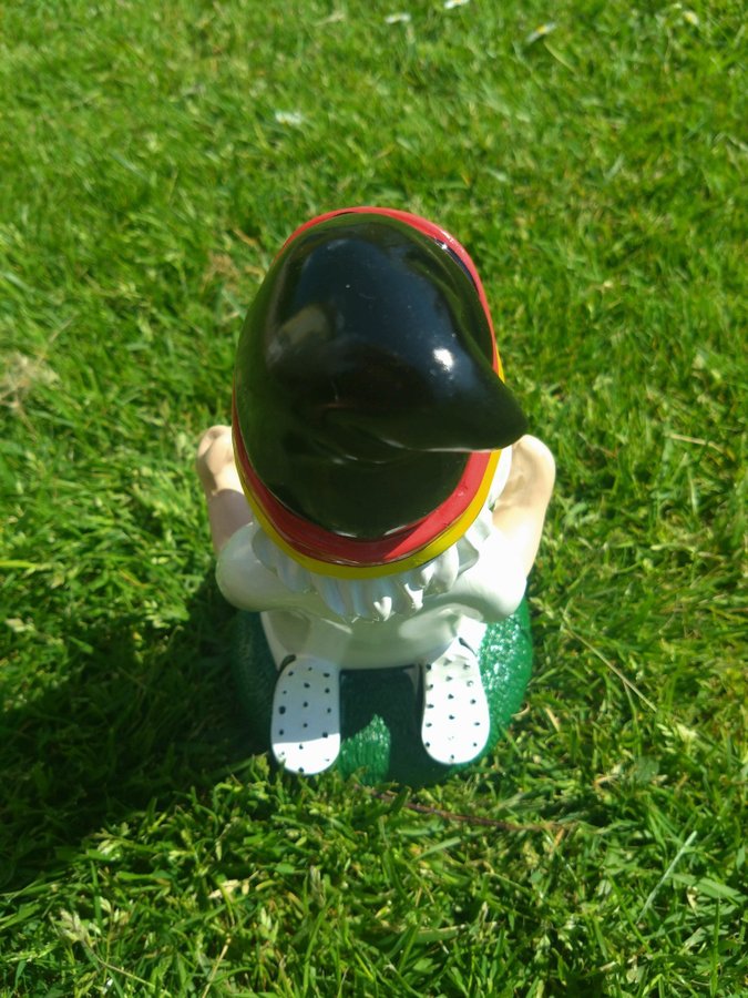 Garden Gnome Germany Fotboll Figurin tomte tysk