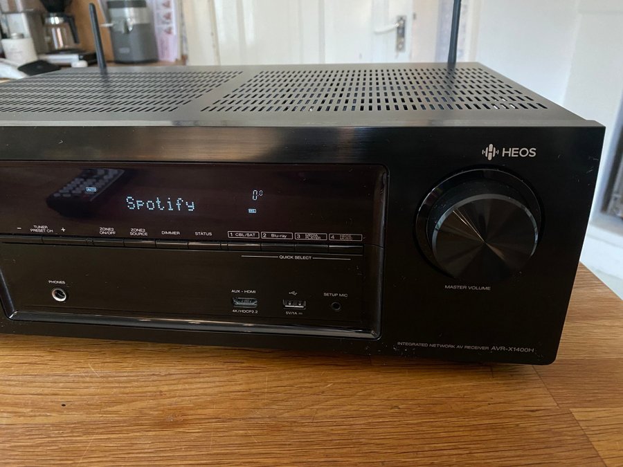 Denon AVR-X1400H -Atmos Dts:X 4K 72 A/V Receiver