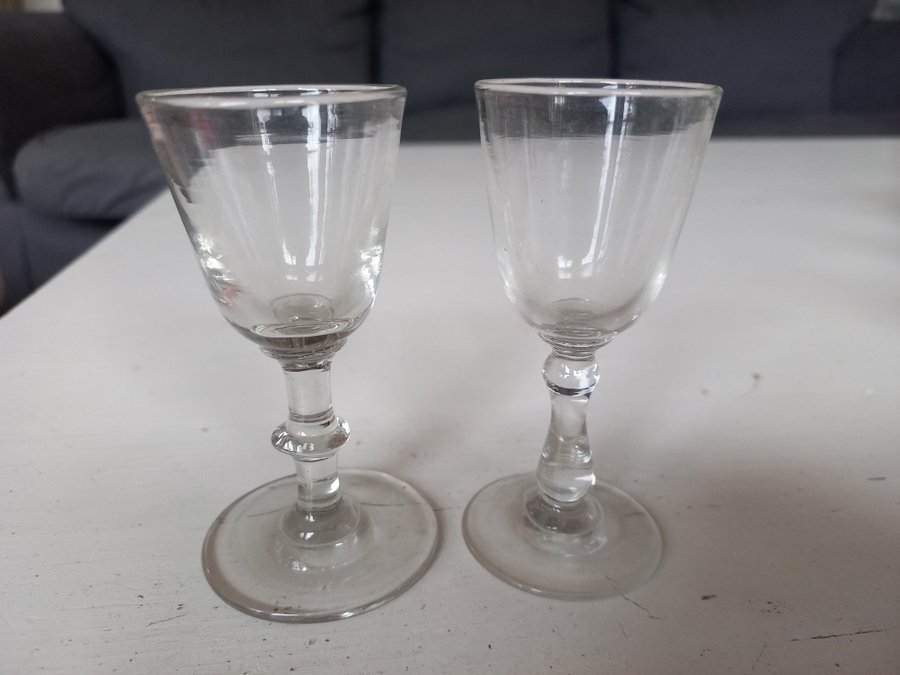 Vintage SNAPSGLAS 10 st blandad lot