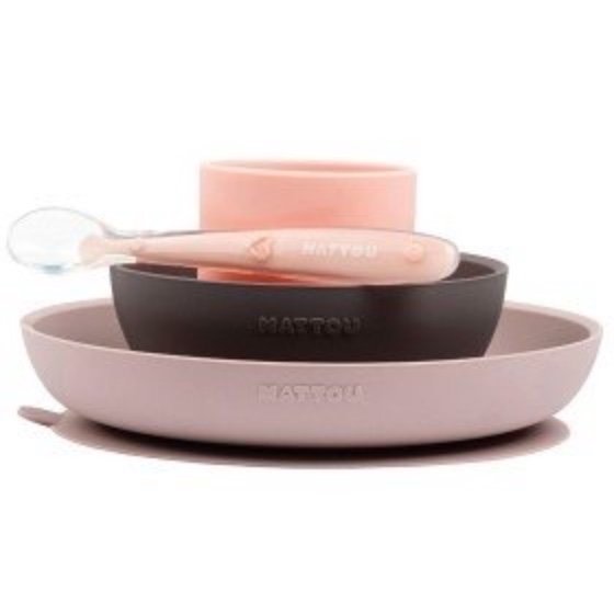 Nattou Soft Silicone matset 4 delar