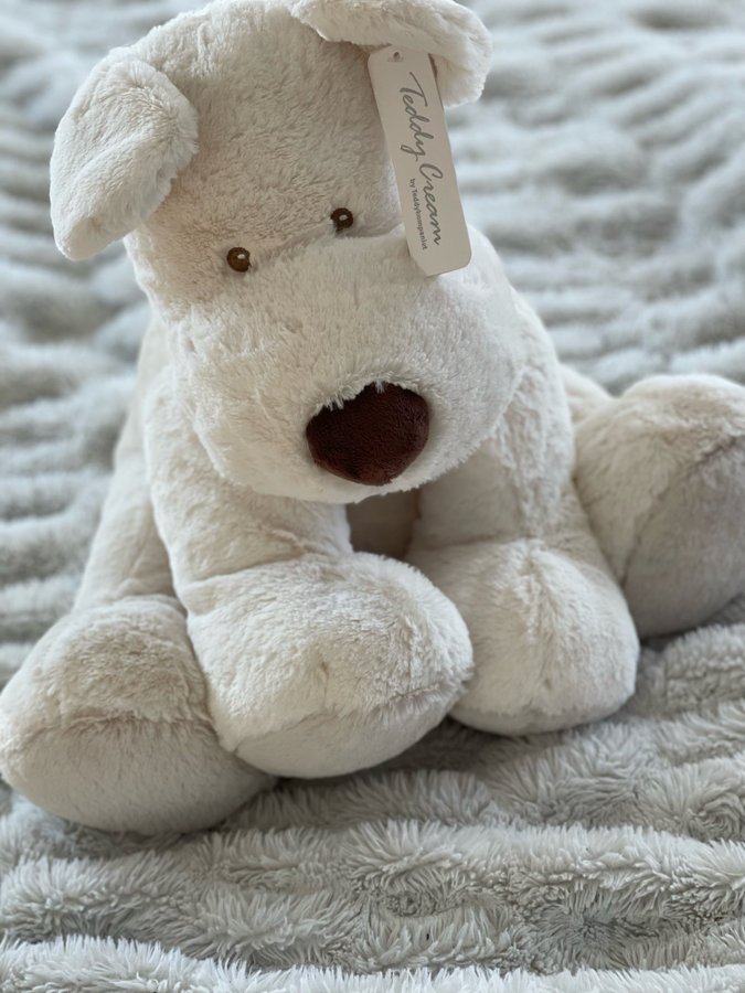 Helt NY stor 50 cm Teddykompaniet hund babypresent barn gosedjur nyfödd