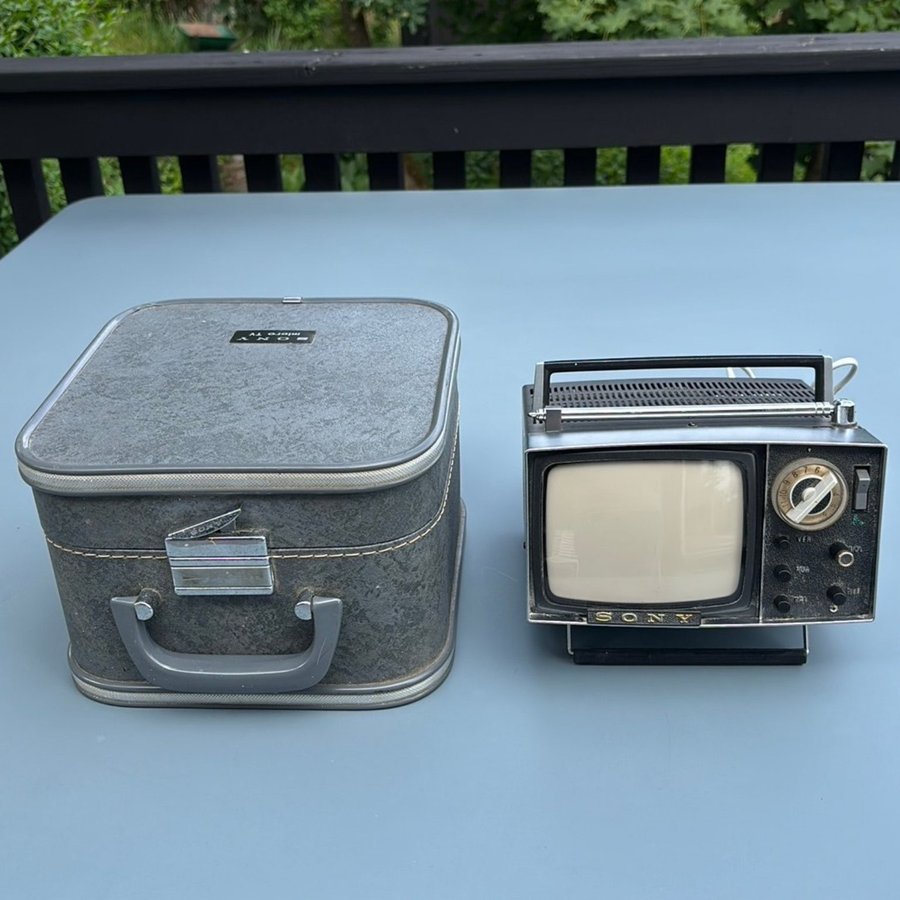 Sony micro-TV från 60-talet vintage