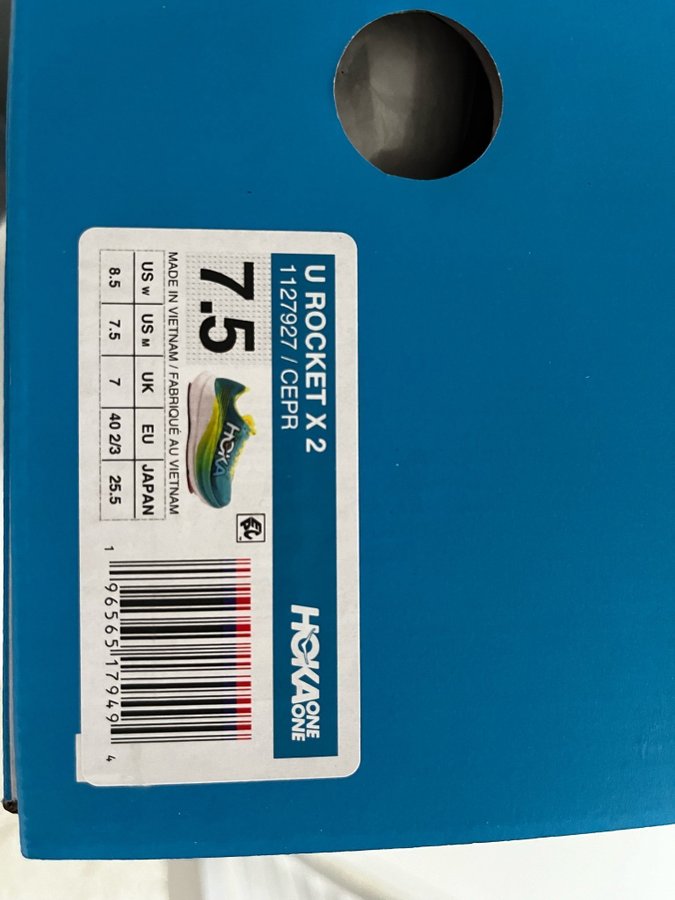 Hoka Rocket X2 40 2/3 oanvända