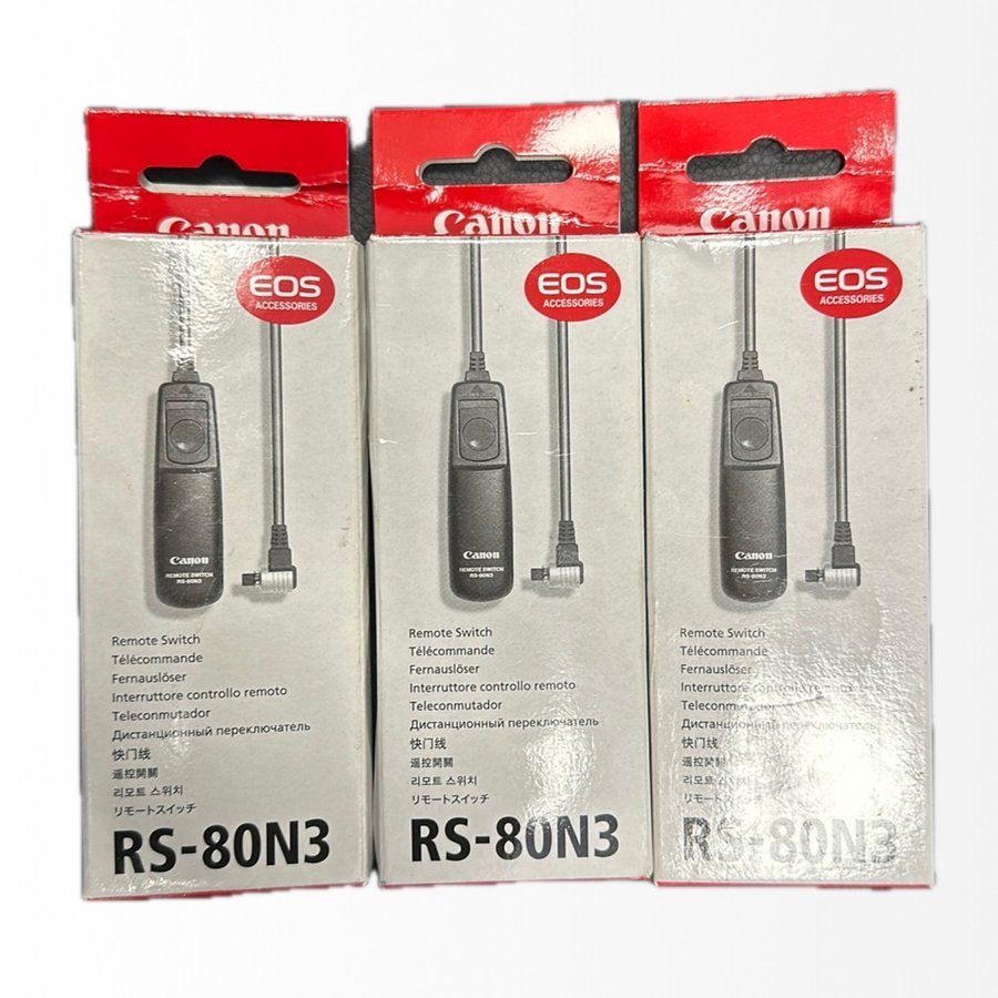 Paket 3st Canon RS-80N3 Remote Switch