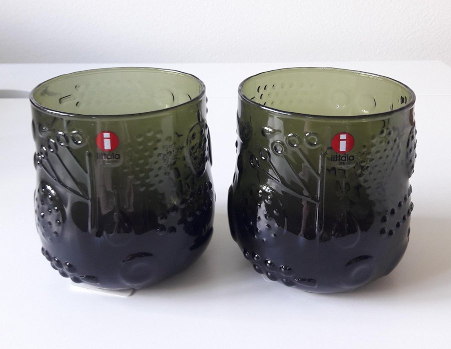 Iittala Frutta tumbler moss green 2-pack