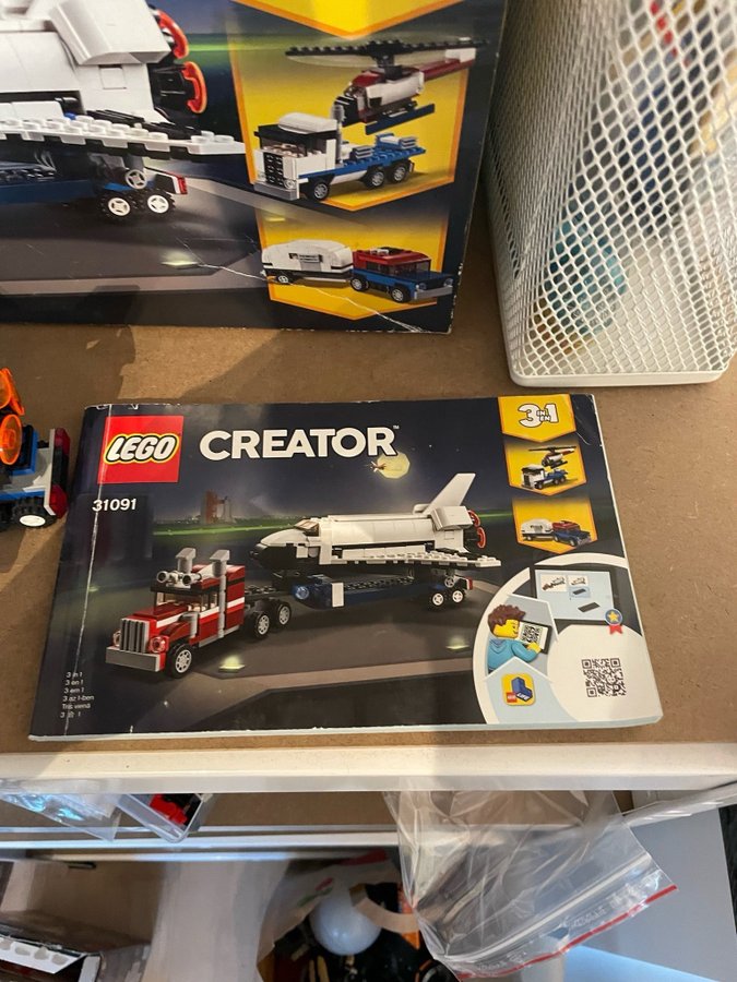LEGO Creator 3-i-1 31091 Rymdfärja och lastbil