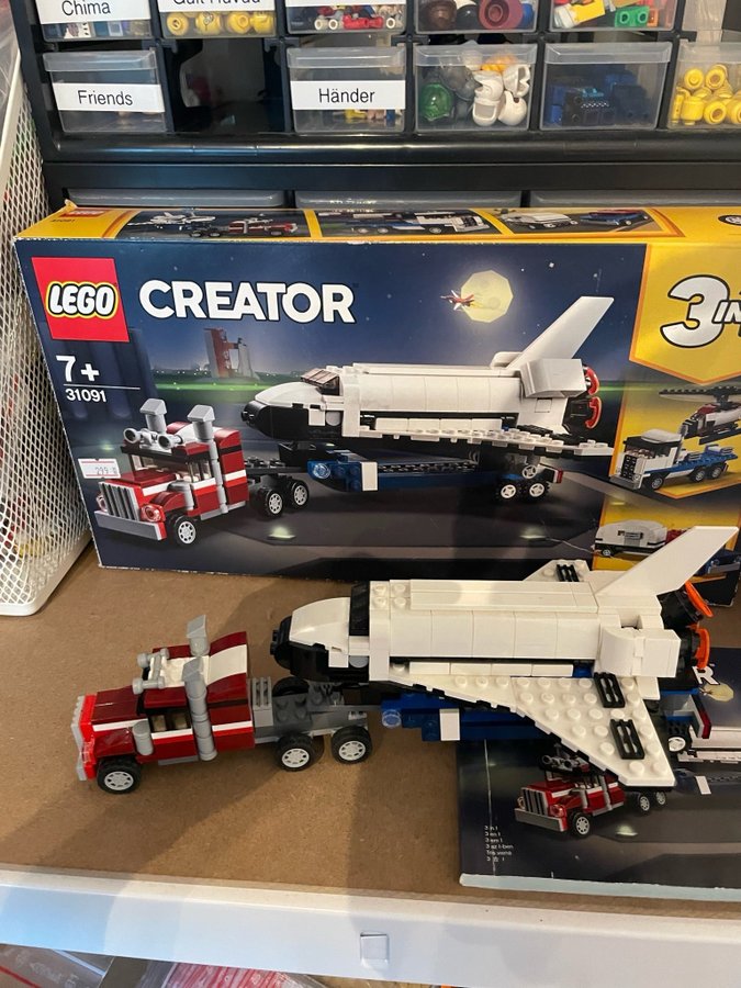 LEGO Creator 3-i-1 31091 Rymdfärja och lastbil