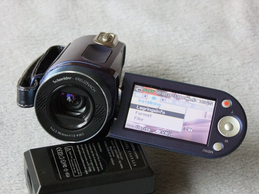 Samsung SMX-F30 V-logg favoriten Camcorder SD/SDHC-Card Slot opt Zoom