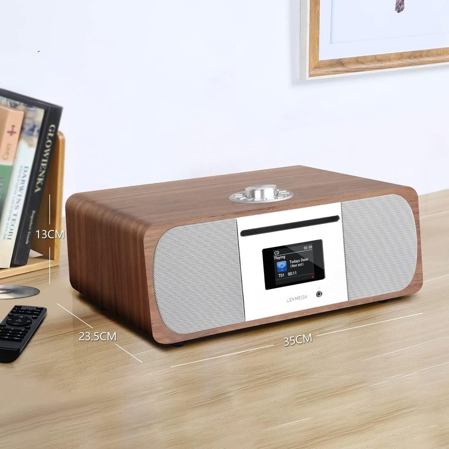 HELT NY LeMega Digitalradio DAB+ / CD-spelare / Internetradio/Spotify/Bluetooth