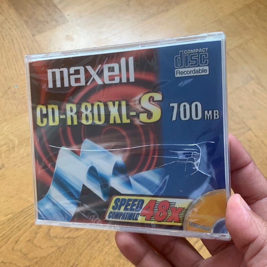 4 st Maxell CD-R 80XL-S 700MB