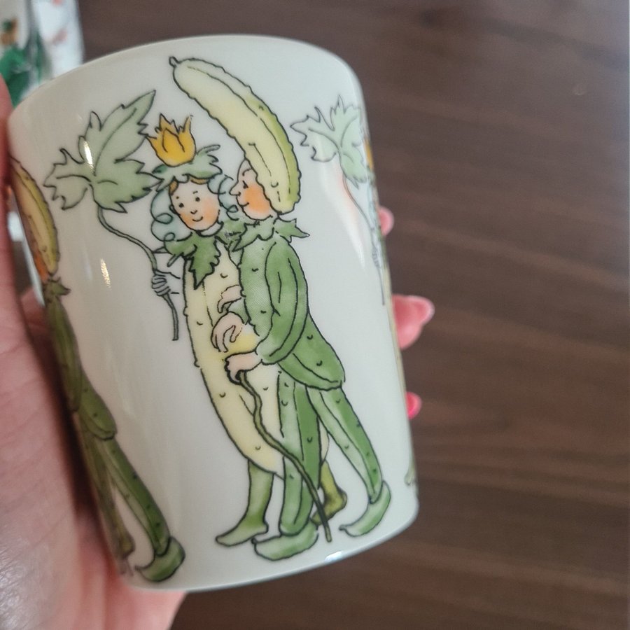 Design house Stockholm-Elsa Beskow mugg herr  fru gurka