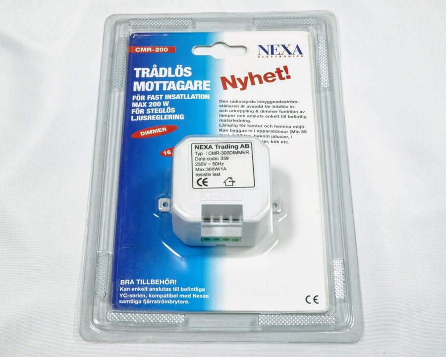 Nexa CMR-300 trådlös mottagare dimmer 433 MHz