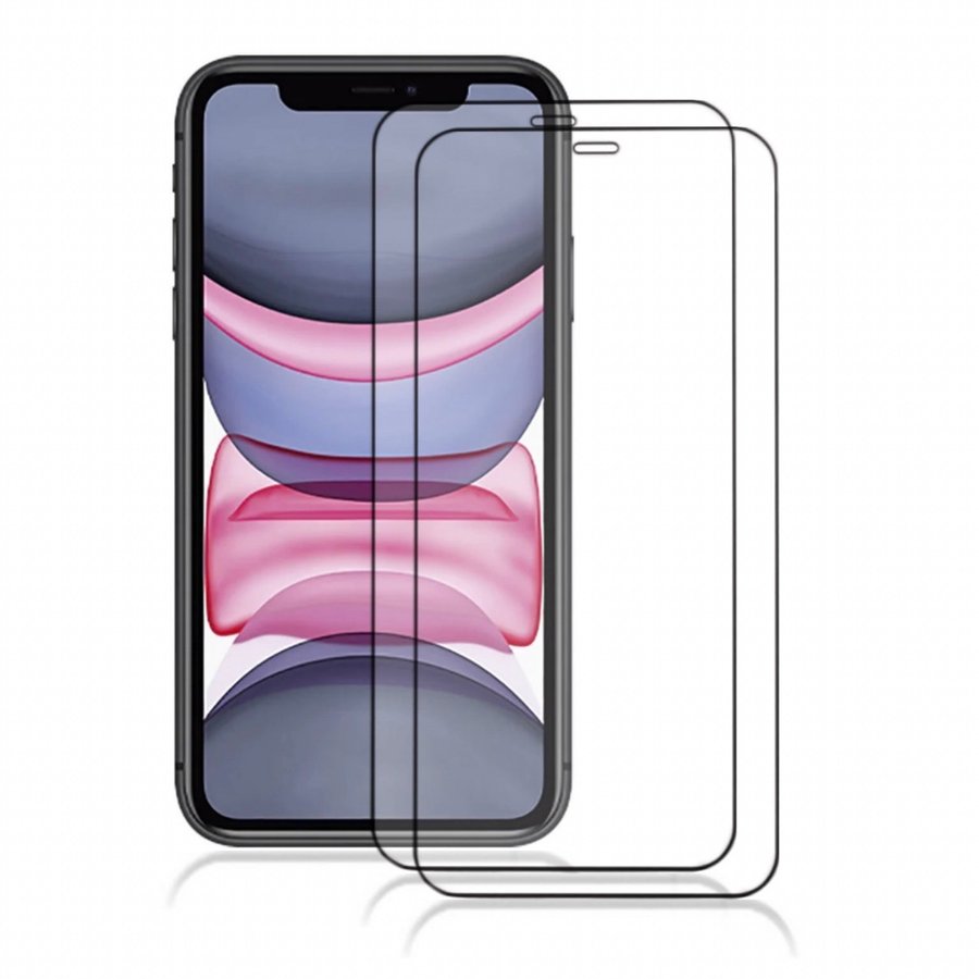 2 Pack iPhone 11/XR Skärmskydd i Härdat glas