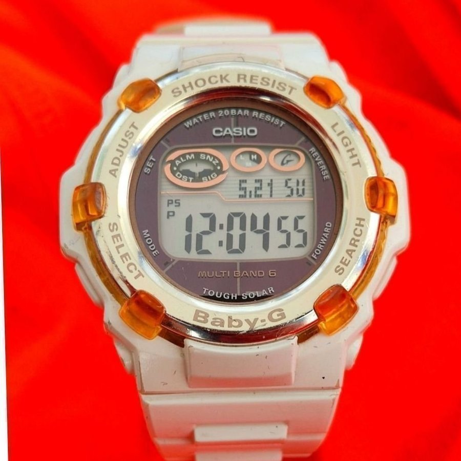 Casio g-shock Baby radio control multi band 6 solar for tough woman