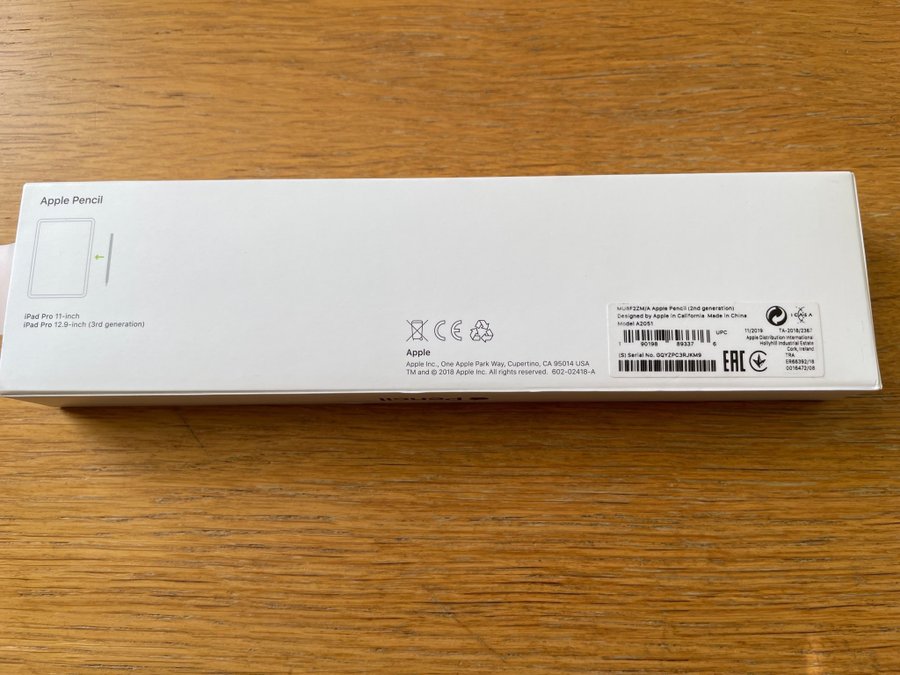 Apple Pencil Gen 2 - iPad Pro 11” / 129” gen 123 / iPad Air gen 45