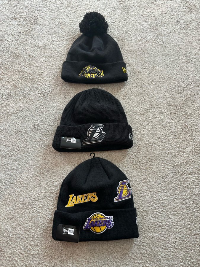 New Era Lakers mössor x 3 Nya med tags