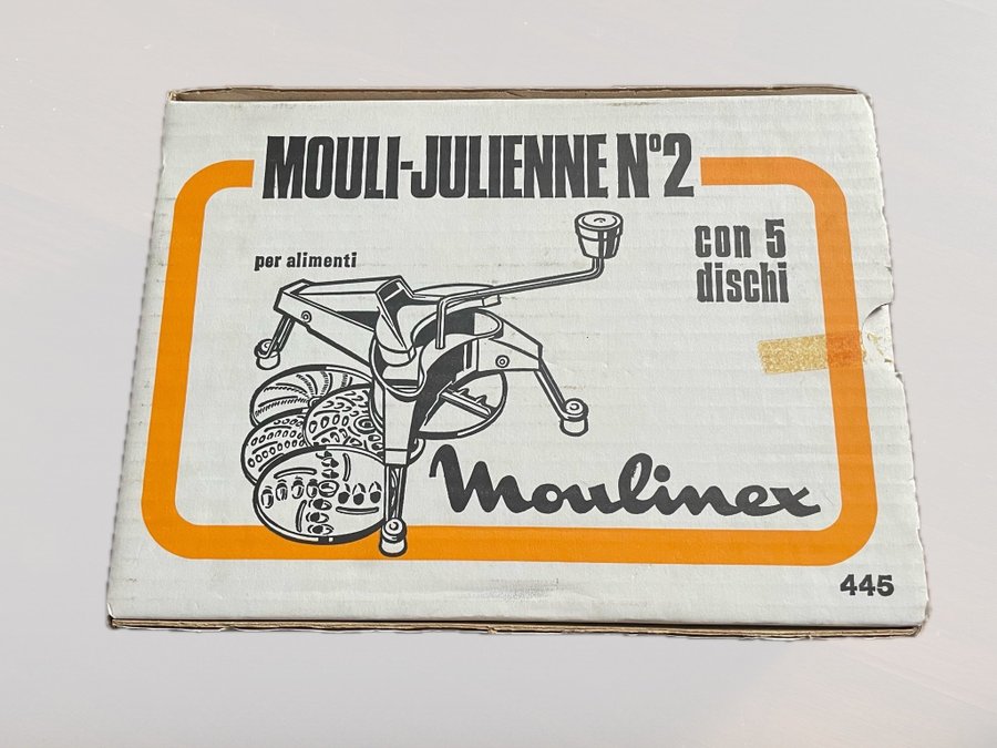 Mouli-Julienne N°2 med 5 skivor