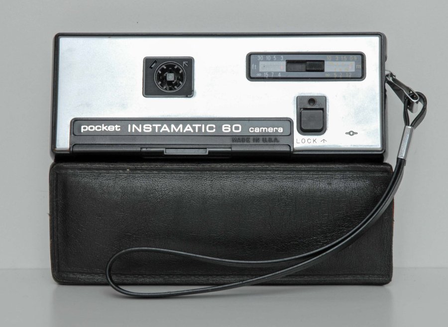 KODAK pocket INSTAMATIC 60 camera US nr 410525 110-film Avancerad modell!!