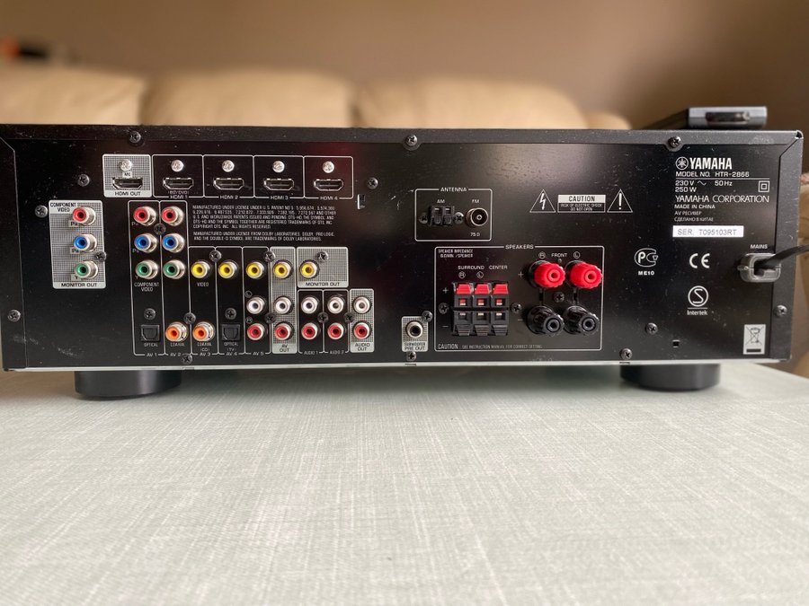 Yamaha HTR2866 51-Channel AV Receiver HTR-2866