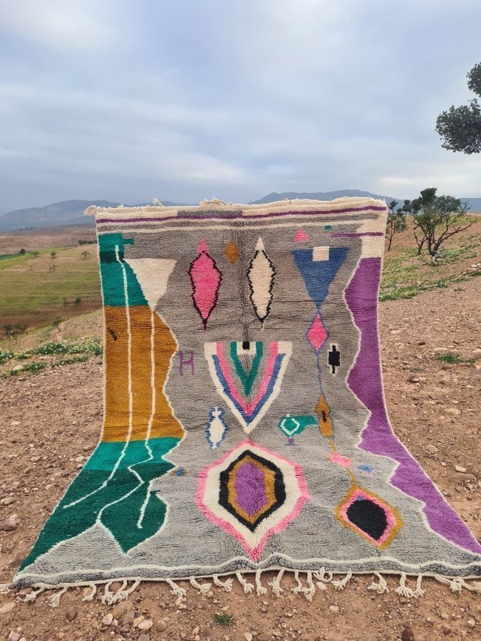 BOUJAAD matta 300 x 200 cm marockansk handgjord