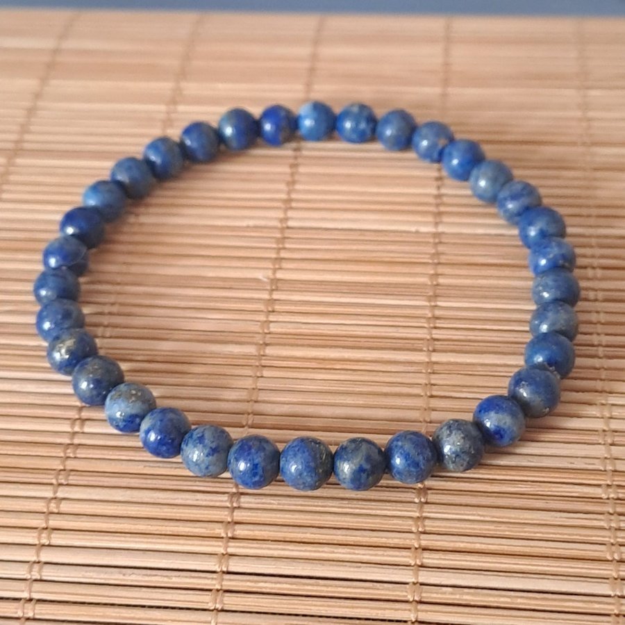 Lapis Lazuli armband 6 mm pärlor