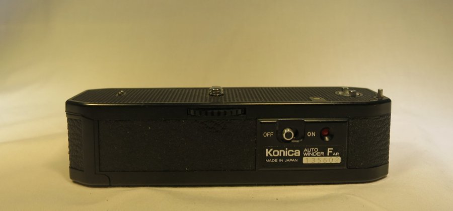 Konica FC-1 35 mm spegelreflex kamera med motor och filter