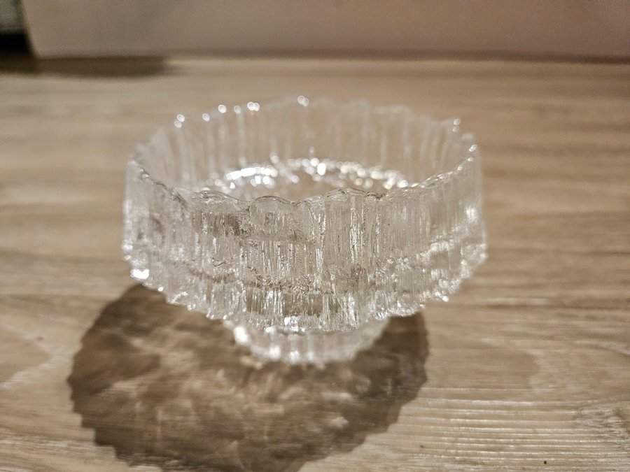 Ljuslykta Ittala Finland Stellarina design av Tapio Wirkkala glaslykta glas