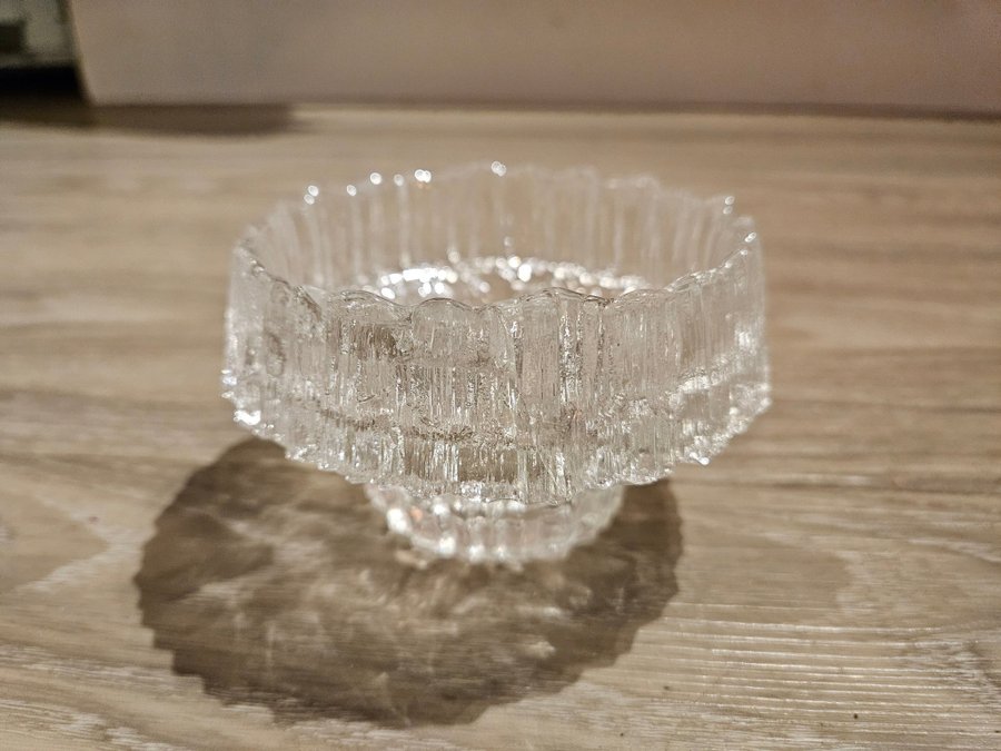 Ljuslykta Ittala Finland Stellarina design av Tapio Wirkkala glaslykta glas