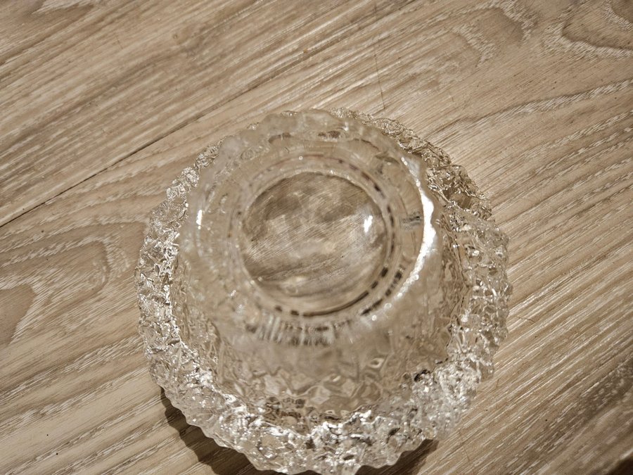 Ljuslykta Ittala Finland Stellarina design av Tapio Wirkkala glaslykta glas