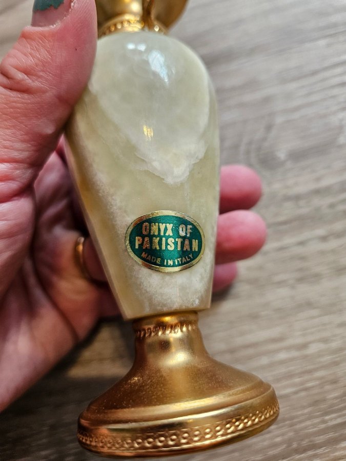 Miniatyrurna Onyx of Pakistan Vases Made in Italy onyxvas retro vintage
