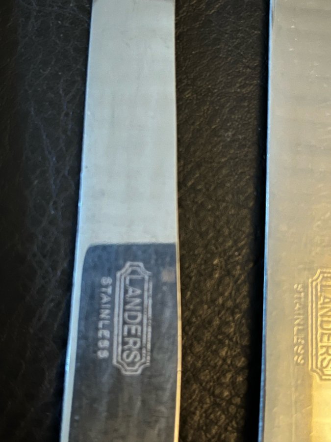 VINTAGE LANDERS STEAK KNIVES AND FORKS