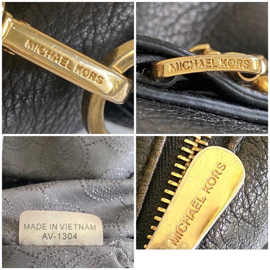 MICHAEL KORS SKINNVÄSKA CROSSBODY VÄSKA SKINN /LÄDER