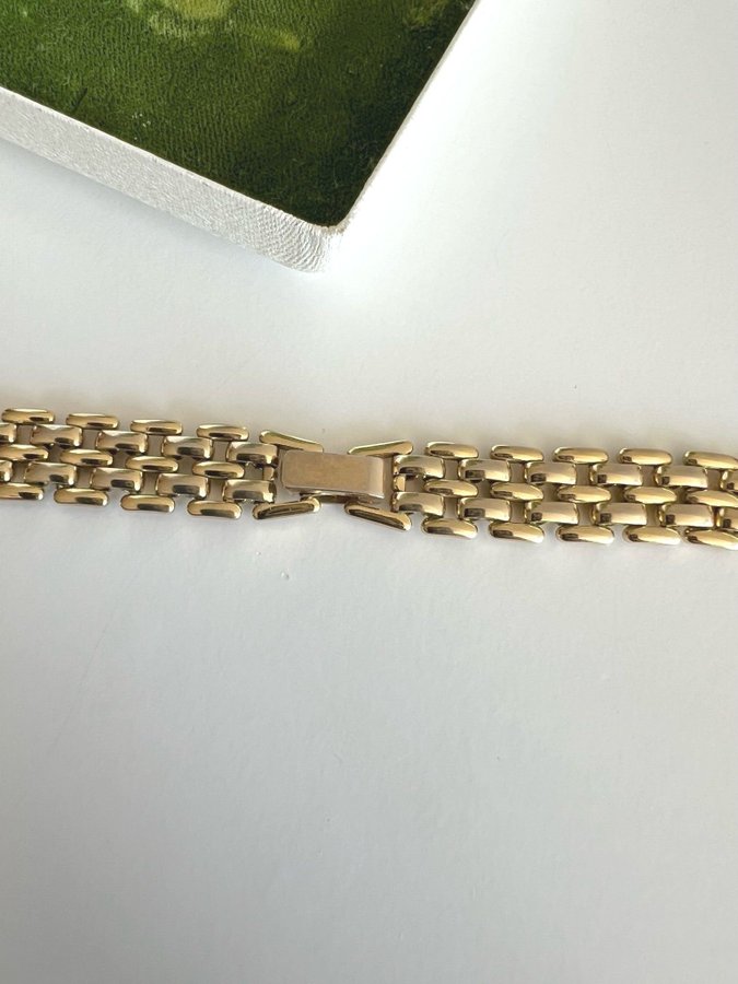 Vintage 1980-tals halsband med strass