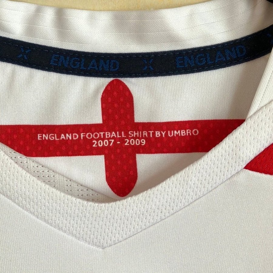 Umbro England vit matchtröja storlek S